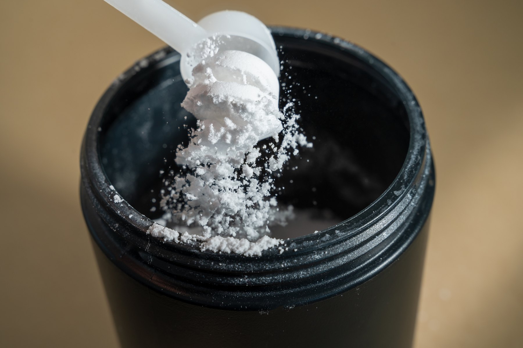 2.4 pounds and the muscle creatine kept without exercise